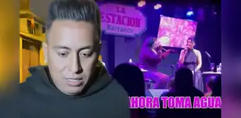 Pamela Franco se 'burla' de repentino cambio de Christian Cueva en pleno concierto: "Ahora toma agua"