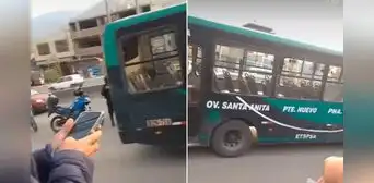 Trabajador de construcción civil es asesinado dentro de bus lleno de pasajeros de la línea 'La Salamanca' en Manchay