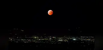 El único país de Sudamérica donde se vio el eclipse lunar el 7 de septiembre