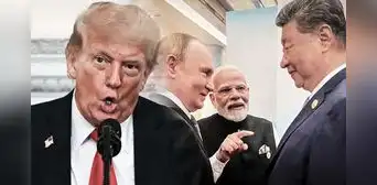 Trump admite que Estados Unidos “perdió” a India y Rusia frente a China en medio de crecientes tensiones globales