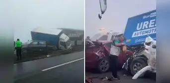 Testigo del fatal choque de 11 vehículos en Pasamayo revela negligencia: "Gritábamos a los choferes para que bajen la velocidad"