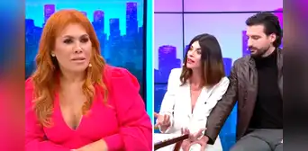 La reacción de Magaly Medina al descubrir la diferencia de edad entre Fiorella Rodríguez y su novio europeo La reacción de Magaly Medina al descubrir la diferencia de edad entre Fiorella Rodríguez y su novio europeo
