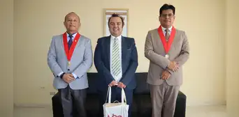 Especialista en Seguridad Ciudadana visitó la Corte Superior de Justicia de Piura