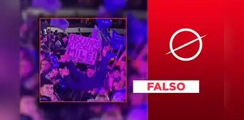 Este cartel no dice "Discapapocitados por Milei": fue modificado digitalmente Este cartel no dice "Discapapocitados por Milei": fue modificado digitalmente