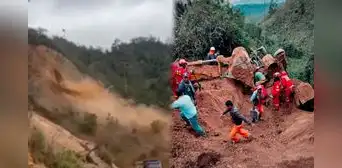 Tragedia en Amazonas: cuatro personas mueren aplastadas tras derrumbe en cerro Conila Tragedia en Amazonas: cuatro personas mueren aplastadas tras derrumbe en cerro Conila