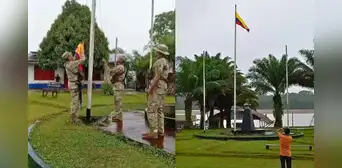 Loreto: bandera colombiana es izada en territorio peruano en la Triple Frontera y aumenta tensión limítrofe Loreto: bandera colombiana es izada en territorio peruano en la Triple Frontera y aumenta tensión limítrofe