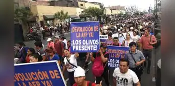 Nueva marcha por el retiro AFP: aportantes demandan al Congreso que agilice el debate de liberación de 4 UIT