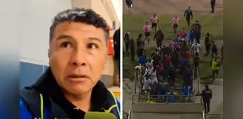 'Cachete' Zúñiga acusó al árbitro Kevin Ortega de insultarlo en abrupto partido de Liga 2: "Me le fui encima" 'Cachete' Zúñiga acusó al árbitro Kevin Ortega de insultarlo en abrupto partido de Liga 2: "Me le fui encima"