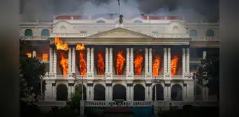 Nepal en crisis por censura a redes: incendian el Congreso y obligan renuncia de primer ministro Nepal en crisis por censura a redes: incendian el Congreso y obligan renuncia de primer ministro