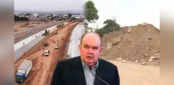 Rafael López Aliaga inaugura tramos de la Vía Expresa Sur, pese a que la obra no está terminada Rafael López Aliaga inaugura tramos de la Vía Expresa Sur, pese a que la obra no está terminada