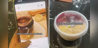 Joven pide por app mazamorra morada con arroz con leche y lo que recibe la deja atónita: "Pensé que iba a llegar en frasquito" Joven pide por app mazamorra morada con arroz con leche y lo que recibe la deja atónita: "Pensé que iba a llegar en frasquito"