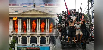 Las impactantes imágenes que dejan las protestas en Nepal: incendio en el Parlamento, armas en las calles y caos Las impactantes imágenes que dejan las protestas en Nepal: incendio en el Parlamento, armas en las calles y caos