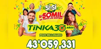 Resultado sorteo de La Tinka del miércoles 10 de septiembre: números ganadores del Pozo Millonario Resultado sorteo de La Tinka del miércoles 10 de septiembre: números ganadores del Pozo Millonario