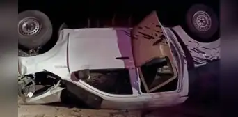 Puno: dos fallecidos y una mujer herida deja violento despiste y volcadura de camioneta