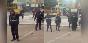 Reportan enfrentamientos entre estudiantes y agentes de seguridad durante toma de San Marcos Reportan enfrentamientos entre estudiantes y agentes de seguridad durante toma de San Marcos