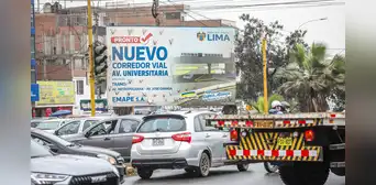Cierran tramos de la avenida Universitaria por construcción de la Vía Expresa Norte: conoce los desvíos
