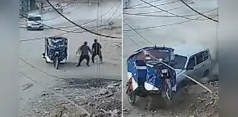 Jicamarca: hombres se salvan de morir tras choque de auto fuera de control contra mototaxi estacionada Jicamarca: hombres se salvan de morir tras choque de auto fuera de control contra mototaxi estacionada