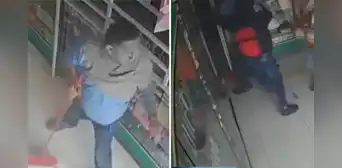 Dueño de botica defiende su negocio a escobazos de delincuentes armados y le rompen la cabeza en SMP Dueño de botica defiende su negocio a escobazos de delincuentes armados y le rompen la cabeza en SMP