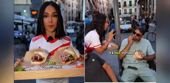 Venezolana en España hace probar el pan con chicharrón a su compatriota y queda maravillado: "Una de las mejores en el mundo"