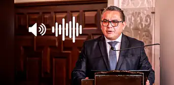 Revelan nuevos audios del ministro Juan José Santiváñez: "Tenemos a dos magistrados del TC que nos están apoyando"
