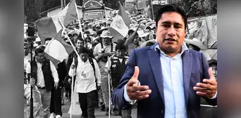 Alcalde de Pataz emprende marcha de sacrificio hacia Trujillo: "Las bandas criminales han pedido mi cabeza" Alcalde de Pataz emprende marcha de sacrificio hacia Trujillo: "Las bandas criminales han pedido mi cabeza"