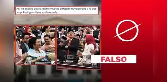Este video no muestra sesión del Congreso de Nepal antes de las protestas que terminaron con su destrucción Este video no muestra sesión del Congreso de Nepal antes de las protestas que terminaron con su destrucción