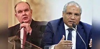 César Sandoval cuestiona a López Aliaga por tren Lima-Chosica: "Llevar el tema al Congreso sí es politizar" César Sandoval cuestiona a López Aliaga por tren Lima-Chosica: "Llevar el tema al Congreso sí es politizar"
