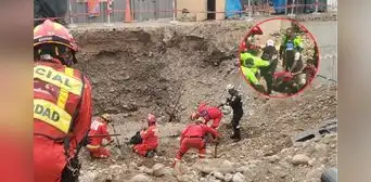 Tres obreros fallecen tras derrumbe de bloque de contención en San Borja: víctimas estaban a minutos de su salida Tres obreros fallecen tras derrumbe de bloque de contención en San Borja: víctimas estaban a minutos de su salida