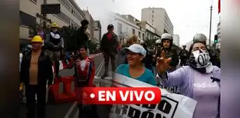 Marcha por el retiro de AFP: manifestantes hicieron sentir su rechazo frente al Congreso