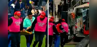 Gianfranco Chávez sufrió desmayo en pleno Alianza Lima vs Garcilaso: lo retiraron de emergencia en ambulancia
