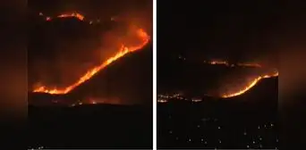 INDECI emite alerta de emergencia en Arequipa: incendio forestal se ubica en las faldas del Misti