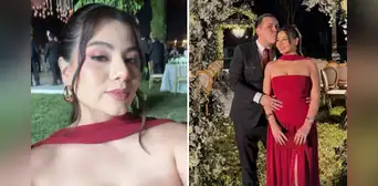 Hija mayor de Pamela López se luce con misterioso galán en boda y usuarios reaccionan: “Es muy guapa como su madre”