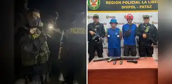 Detienen a dos sujetos armados en Mina Francés tras enfrentamiento a balazos en operativo de las Fuerzas Armadas en Pataz Detienen a dos sujetos armados en Mina Francés tras enfrentamiento a balazos en operativo de las Fuerzas Armadas en Pataz