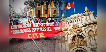Trabajadores CAS marcharon: exigen aprobación de proyecto de ley para recibir CTS al 100% Trabajadores CAS marcharon: exigen aprobación de proyecto de ley para recibir CTS al 100%