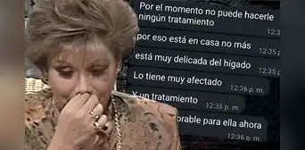 Nieta de Camucha Negrete alarma al exponer delicado estado de salud de la actriz: "Esperando que pueda salir de esta"