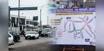 Cierre de la av. Grau: rutas alternas y plan de desvío por obras de la MML durante 90 días