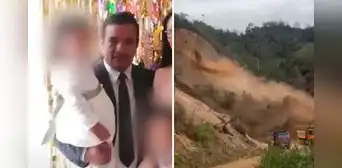 Obrero falleció junto a su hija de seis años en derrumbe de Amazonas: menor había ido a llevarle el almuerzo a su padre