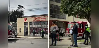 Incendio en colegio Ricardo Palma de Surquillo: evacúan a estudiantes y se requirió de 6 unidades de bomberos para controlar el fuego