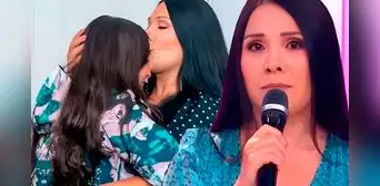 Tula Rodríguez se quiebra en vivo en set de 'Mande quien mande' al anunciar la partida de su hija del Perú: "Que Dios me la cuide"