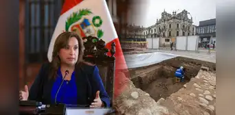 Paralizan excavaciones arqueológicas cercanas a Despacho Presidencial por comprometer la seguridad de Dina Boluarte Paralizan excavaciones arqueológicas cercanas a Despacho Presidencial por comprometer la seguridad de Dina Boluarte