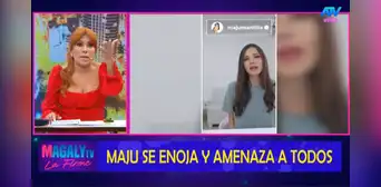 Magaly Medina desafía a Maju Mantilla a demostrar que no le habría sido infiel a Gustavo Salcedo: “No sé cómo tiene la cara de amenazar” Magaly Medina desafía a Maju Mantilla a demostrar que no le habría sido infiel a Gustavo Salcedo: “No sé cómo tiene la cara de amenazar”