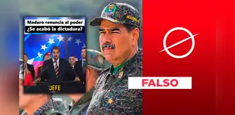 Es falso el video de la supuesta renuncia de Nicolás Maduro a la presidencia de Venezuela en medio de las tensiones con Estados Unidos