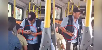 Cobrador peruano usa POS en bus para cobrar pasaje y redes lo felicitan por su ingenio: "No hay excusa de que Yape no funciona" Cobrador peruano usa POS en bus para cobrar pasaje y redes lo felicitan por su ingenio: "No hay excusa de que Yape no funciona"