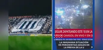 Periodistas de Chile acusan a barra de Alianza Lima de revisarlos y amedrentarlos previo a partido por Copa Sudamericana: "Tengo impotencia" Periodistas de Chile acusan a barra de Alianza Lima de revisarlos y amedrentarlos previo a partido por Copa Sudamericana: "Tengo impotencia"