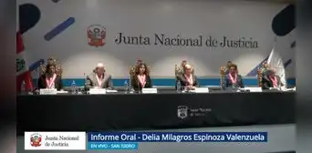Junta Nacional de Justicia consuma golpe a la institucionalidad democrática al suspender a Delia Espinoza Junta Nacional de Justicia consuma golpe a la institucionalidad democrática al suspender a Delia Espinoza