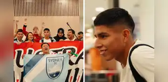 "Es lo más grande del fútbol nacional": así fue recibido Piero Quispe tras pisar Australia, en medio de una gran algarabía