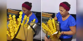 Joven regaló a su madre un ramo de plátano sancochado en vez de flores amarillas y redes estallan: "Mejor nada" Joven regaló a su madre un ramo de plátano sancochado en vez de flores amarillas y redes estallan: "Mejor nada"