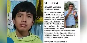Familia reporta desaparición de menor con autismo en Surquillo: fue visto por última vez en Real Plaza San Borja Familia reporta desaparición de menor con autismo en Surquillo: fue visto por última vez en Real Plaza San Borja