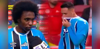 Willian, estrella de Gremio, furioso por los 2 penales que le cobraron a Erick Noriega: "Ya estamos acostumbrados"