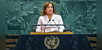 Protocolo de la ONU apaga el micrófono a Dina Boluarte durante su discurso sobre igualdad de género Protocolo de la ONU apaga el micrófono a Dina Boluarte durante su discurso sobre igualdad de género